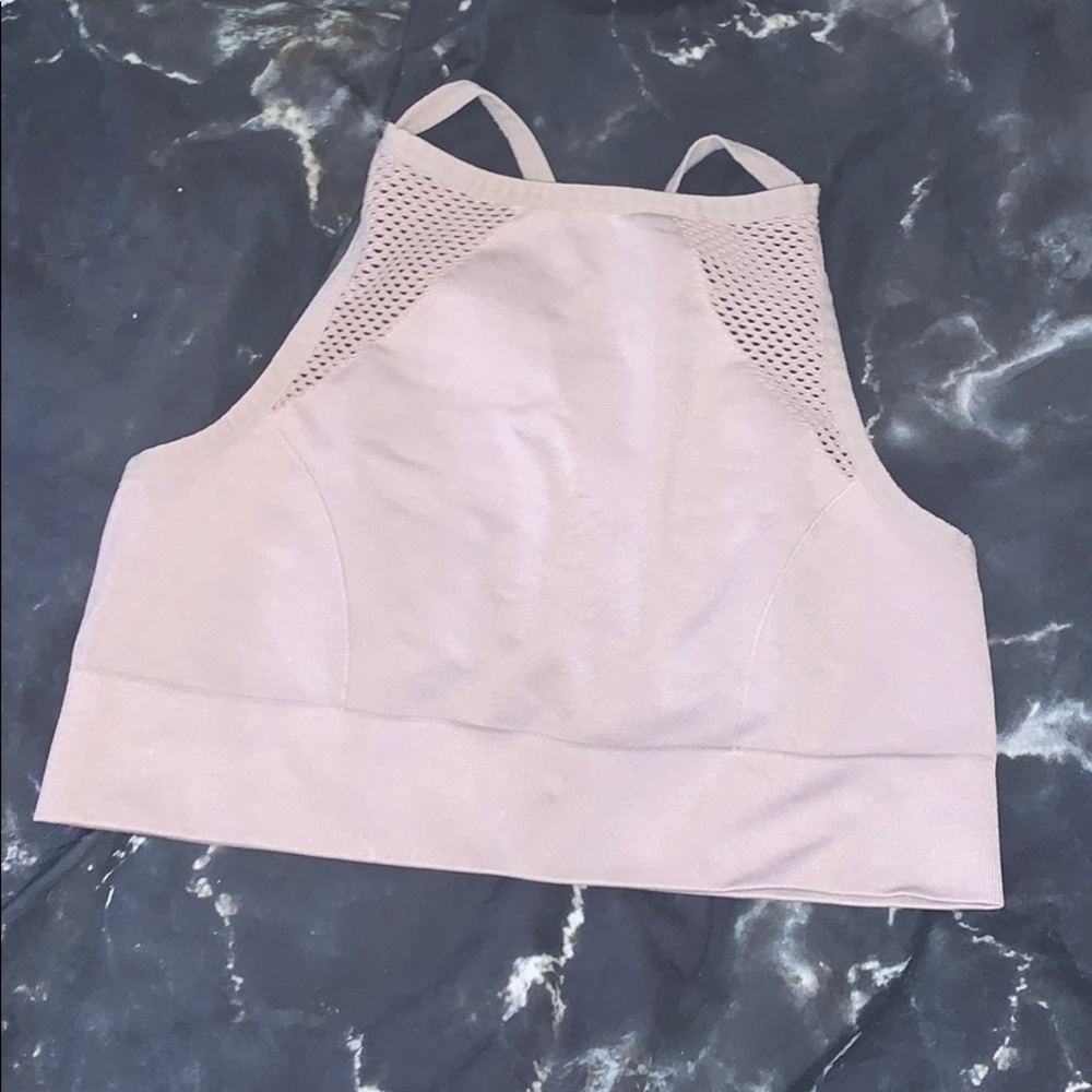 Aerie unlined high neck sports bra